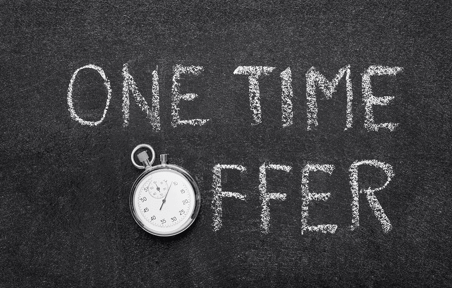 One Time Offer